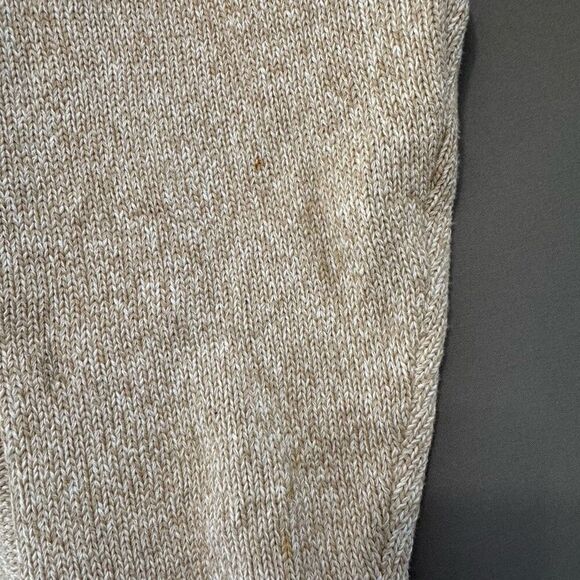 Orvis Men’s Round Neck Color Block Sweater Size Large 100% Cotton Preppy Style - Picture 4 of 12